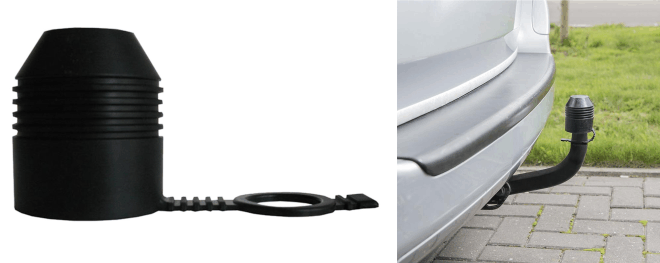 Abdeckkappe f�r Anh�ngerkupplung mit Gummiring 