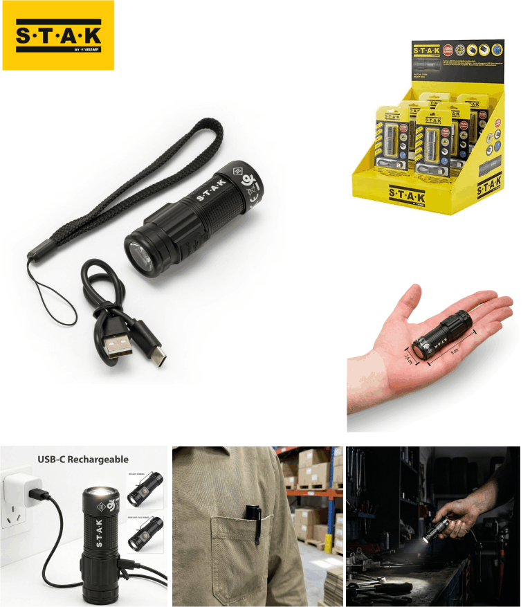 LED Taschenlampe 15 Watt, wiederaufladbar