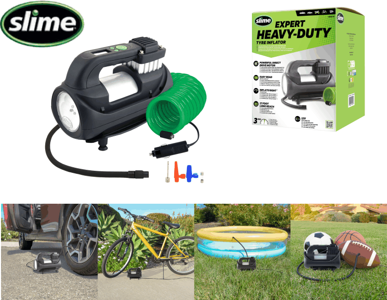 Slime Expert Heavy-Duty Kompressor 12 Volt Slime Expert Heavy-Duty Kompressor 12 Volt