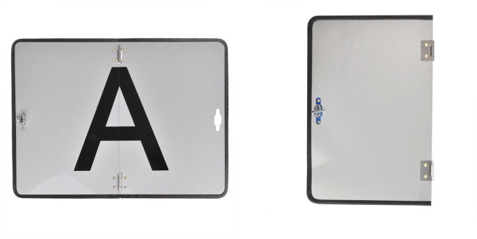 Alu-Warntafel A Alu-Warntafel A