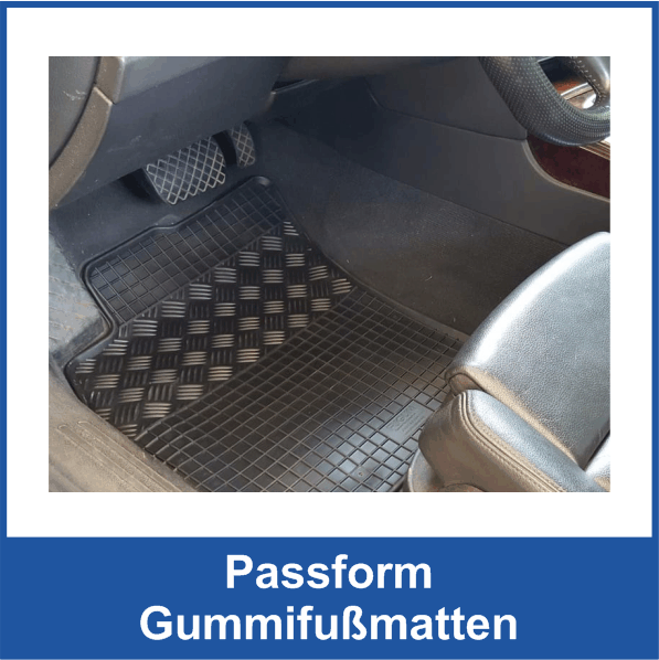 Passform Gummifu�matten