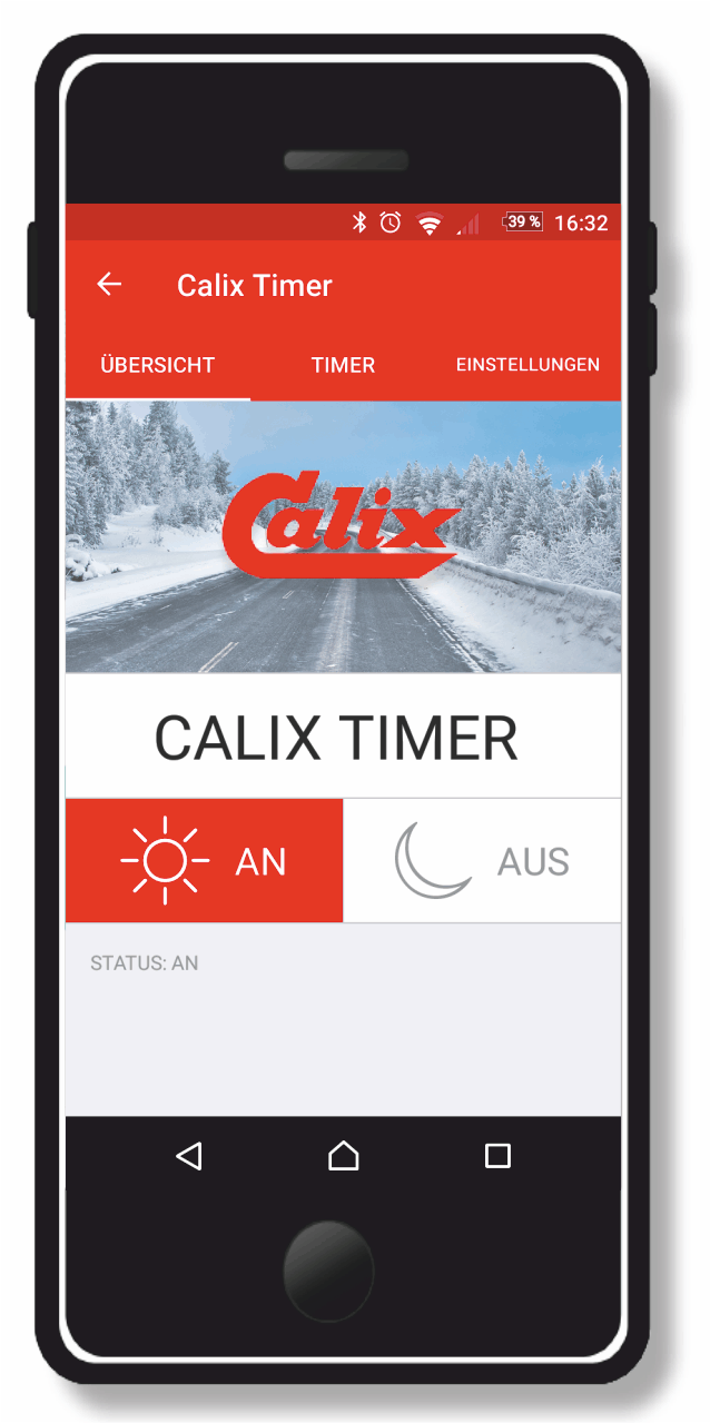 Calix Timer Bluetooth f�r Smartphone